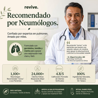 Inhalador de Gordolobo Revive